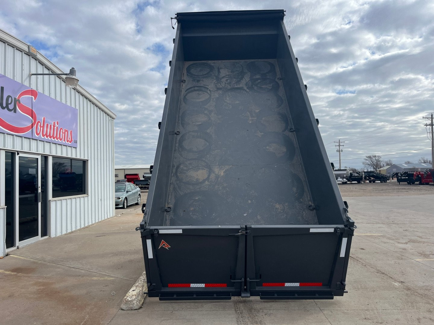 New 2025 RawMaxx 18' X 96" Tandem Dual Dump Trailer Dump Trailer