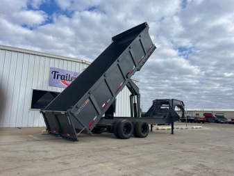 New 2025 RawMaxx 18' X 96" Tandem Dual Dump Trailer Dump Trailer