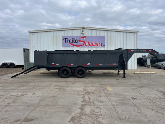 New 2025 RawMaxx 18' X 96" Tandem Dual Dump Trailer Dump Trailer