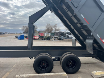 New 2025 RawMaxx 18' X 96" Tandem Dual Dump Trailer Dump Trailer