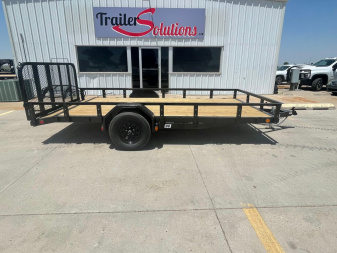 New 2026 PJ Trailers U8141 Utility Trailer 5200lb Axle