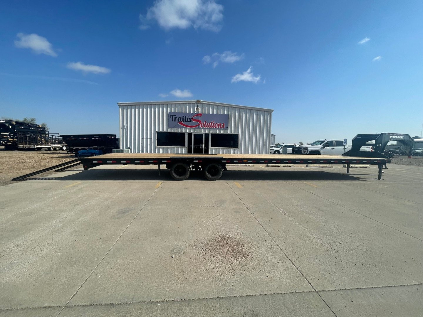New 2025 PJ Trailers LD402 Flatbed Trailer