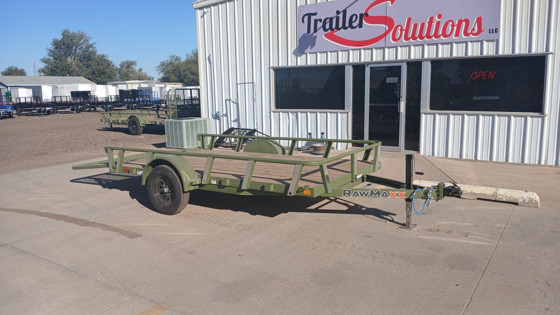 New 2026 RawMaxx UTX12'x77" Utility Trailer