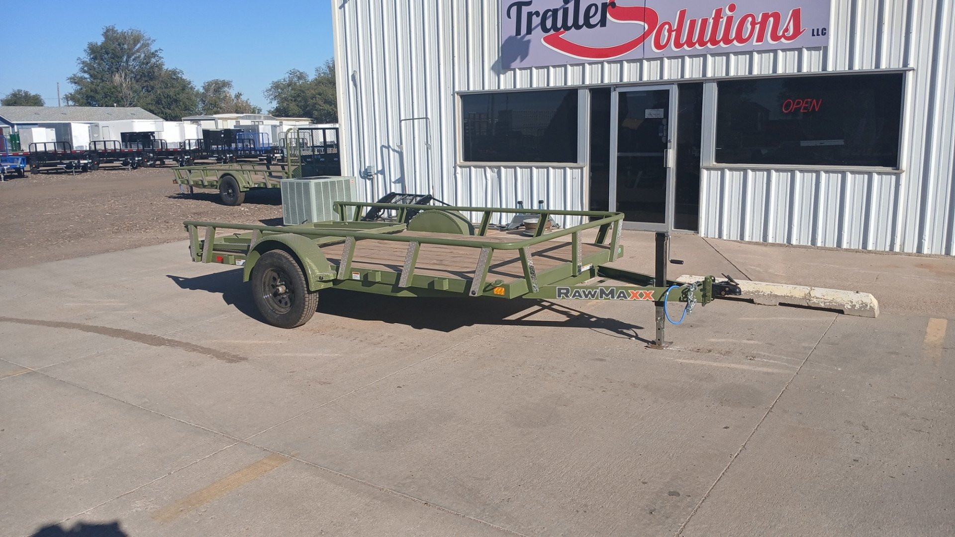 New 2026 RawMaxx UTX12'x77" Utility Trailer