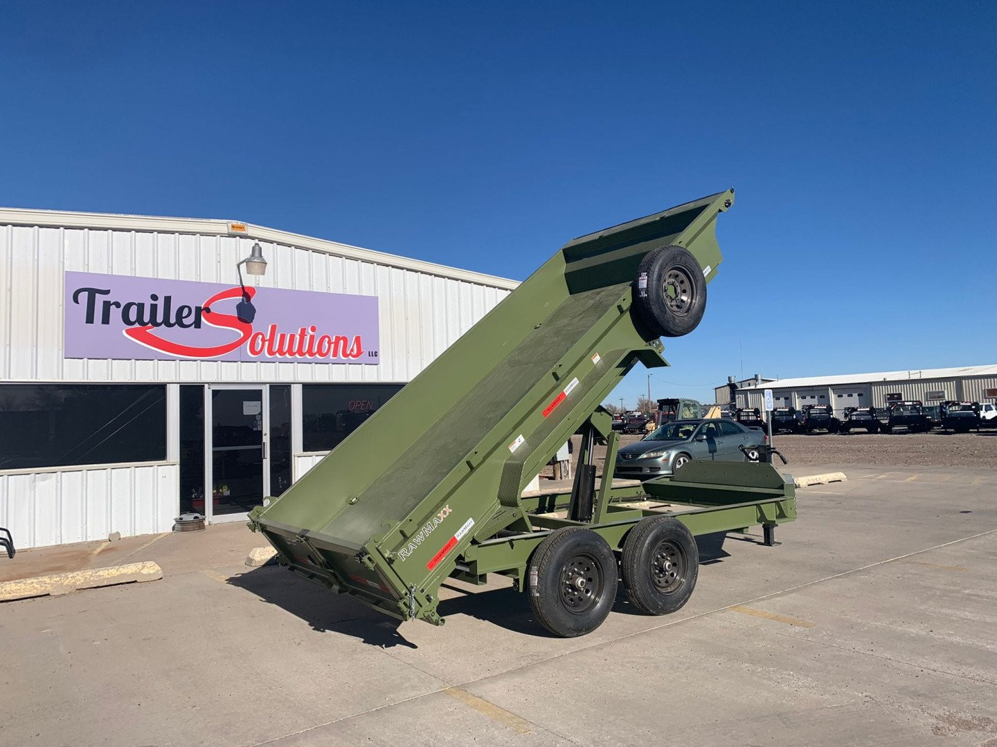 New 2025 RawMaxx GDX-14-27K Dump Trailer
