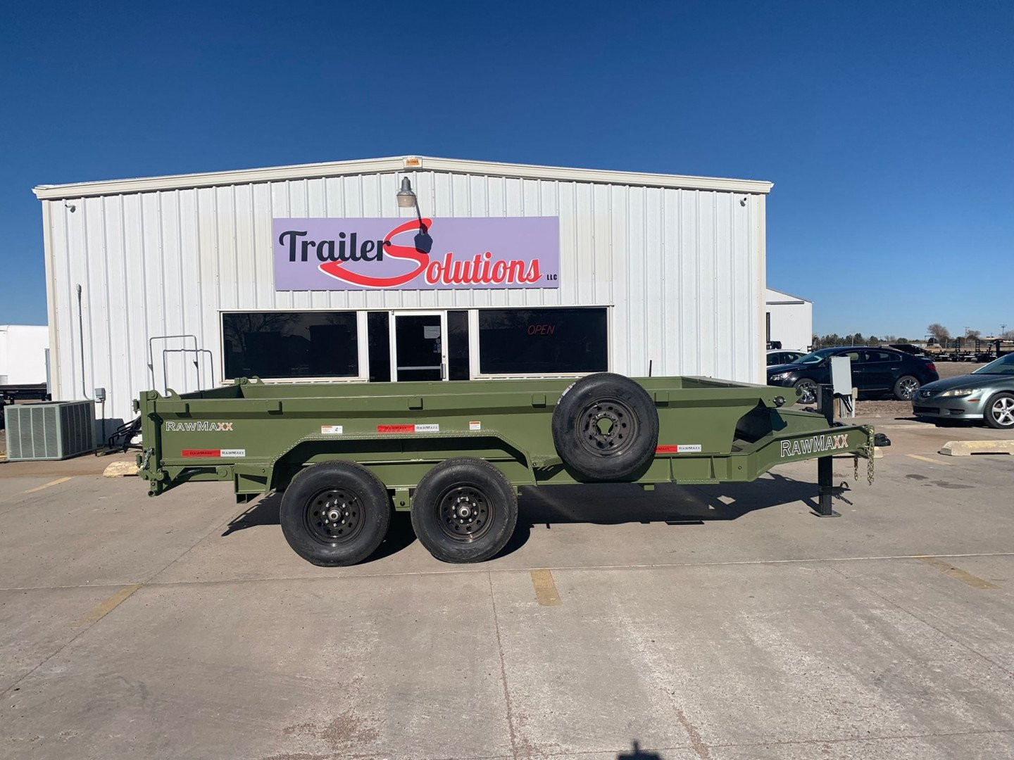 New 2025 RawMaxx GDX-14-27K Dump Trailer