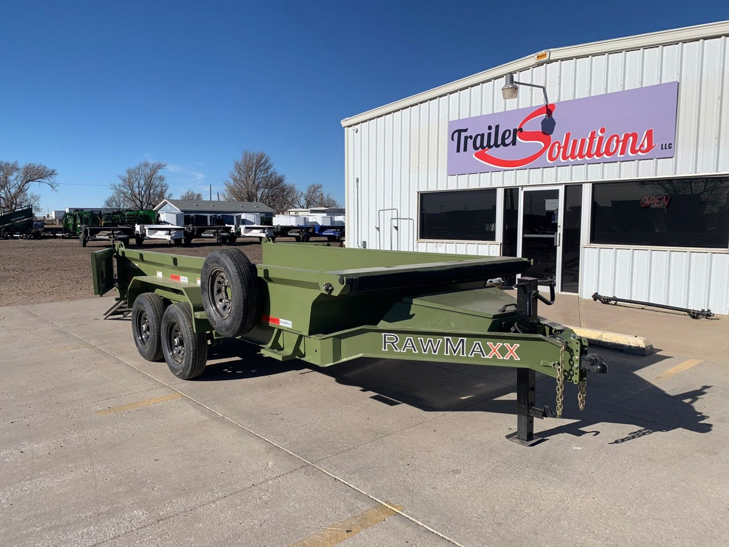New 2025 RawMaxx GDX-14-27K Dump Trailer