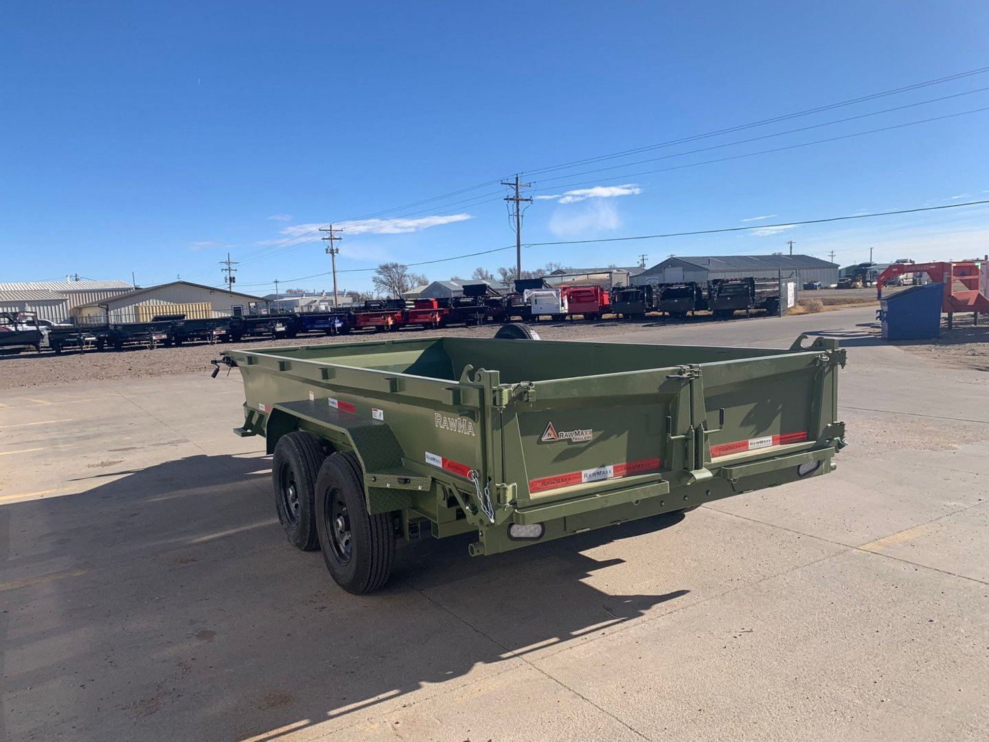 New 2025 RawMaxx GDX-14-27K Dump Trailer