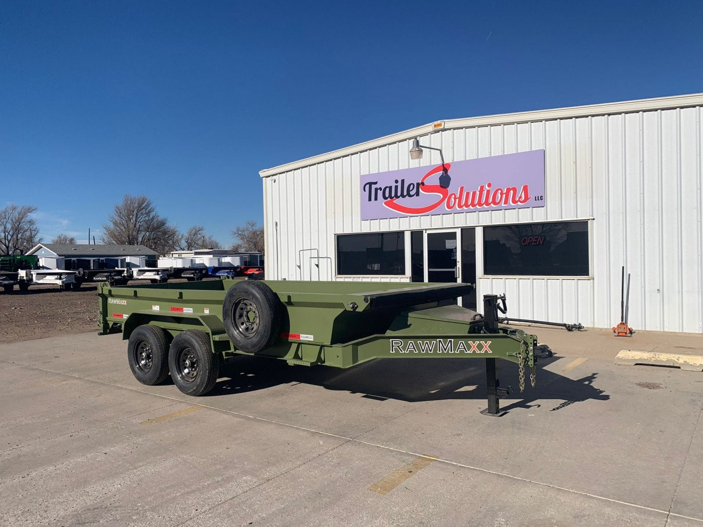 New 2025 RawMaxx GDX-14-27K Dump Trailer