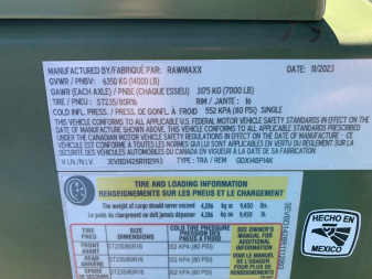 New 2025 RawMaxx GDX-14-27K Dump Trailer