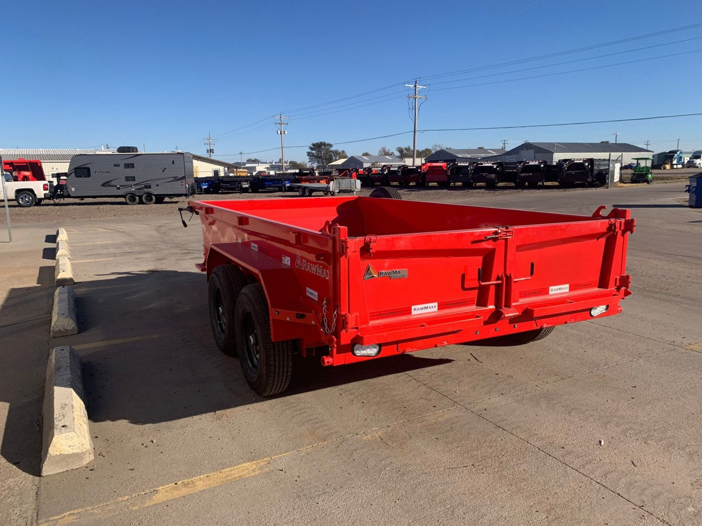 New 2024 RawMaxx GDX-12-27K Dump Trailer