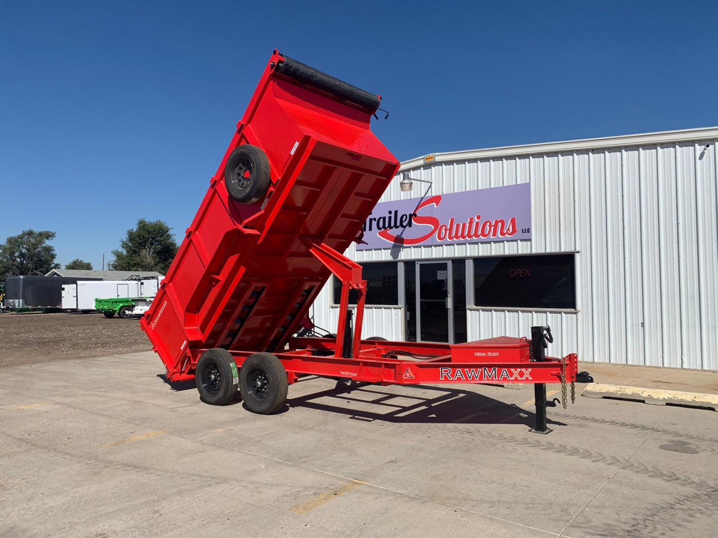 New 2024 RawMaxx LPX Dump Trailer