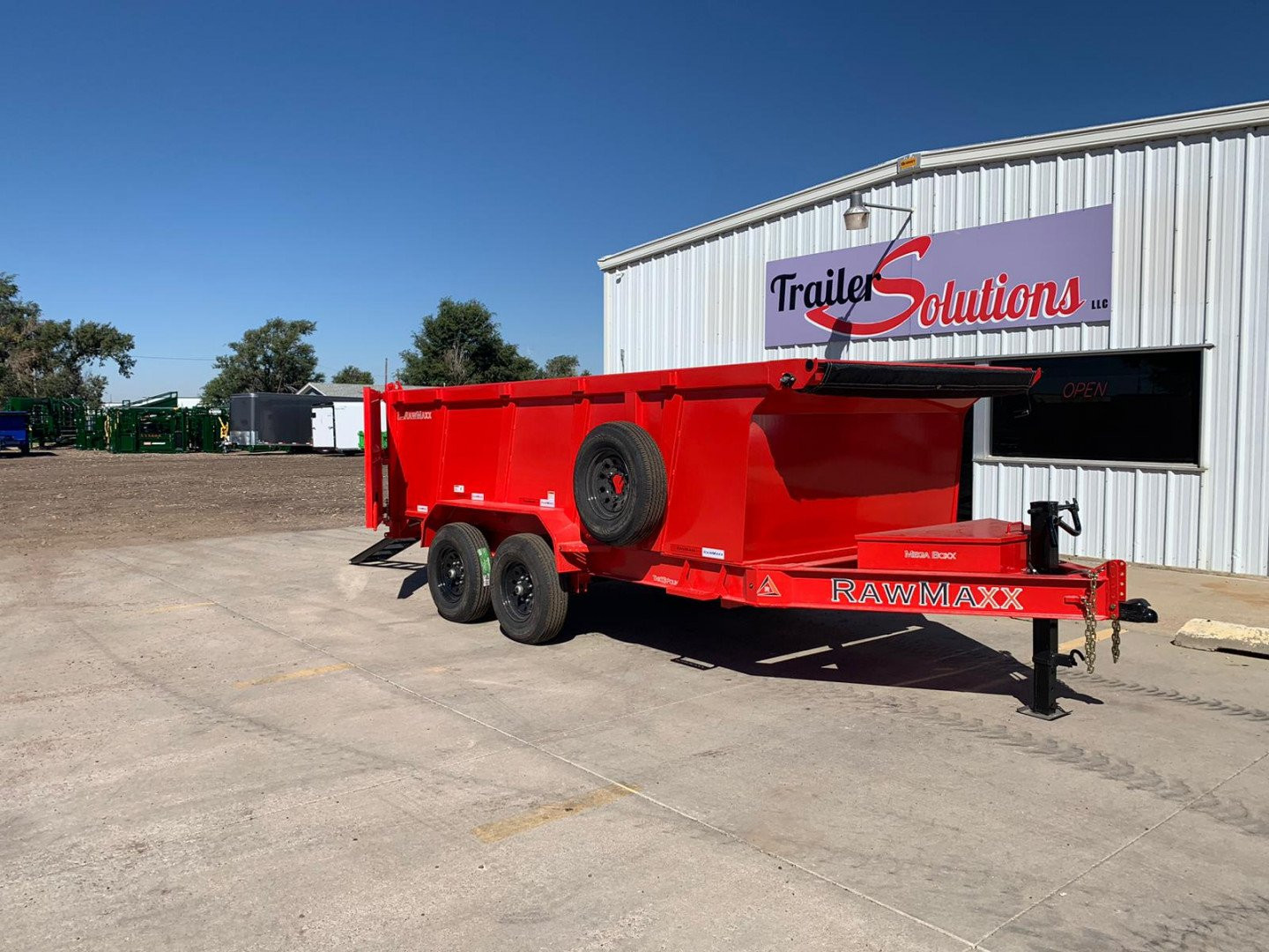 New 2024 RawMaxx LPX Dump Trailer