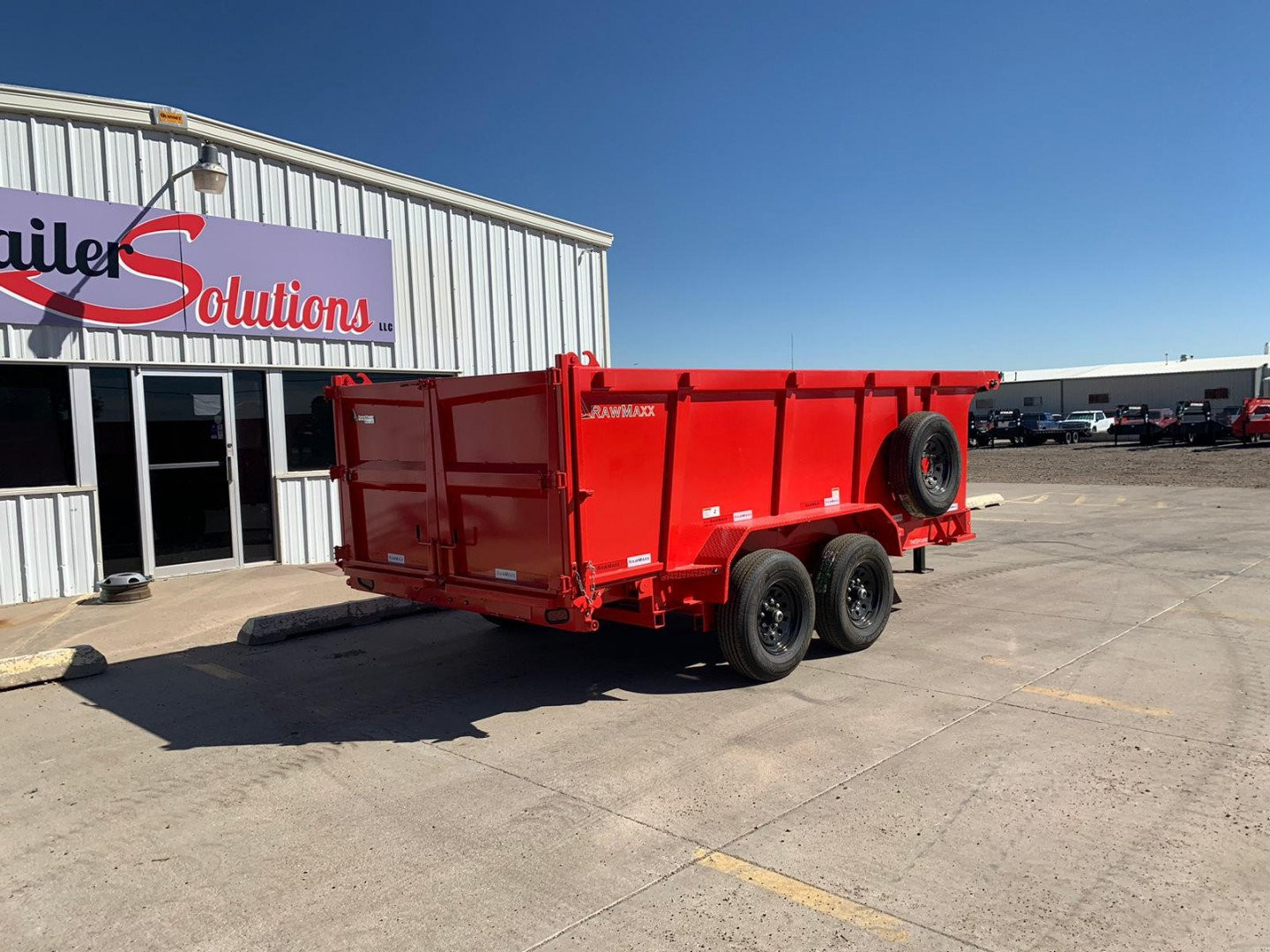 New 2024 RawMaxx LPX Dump Trailer