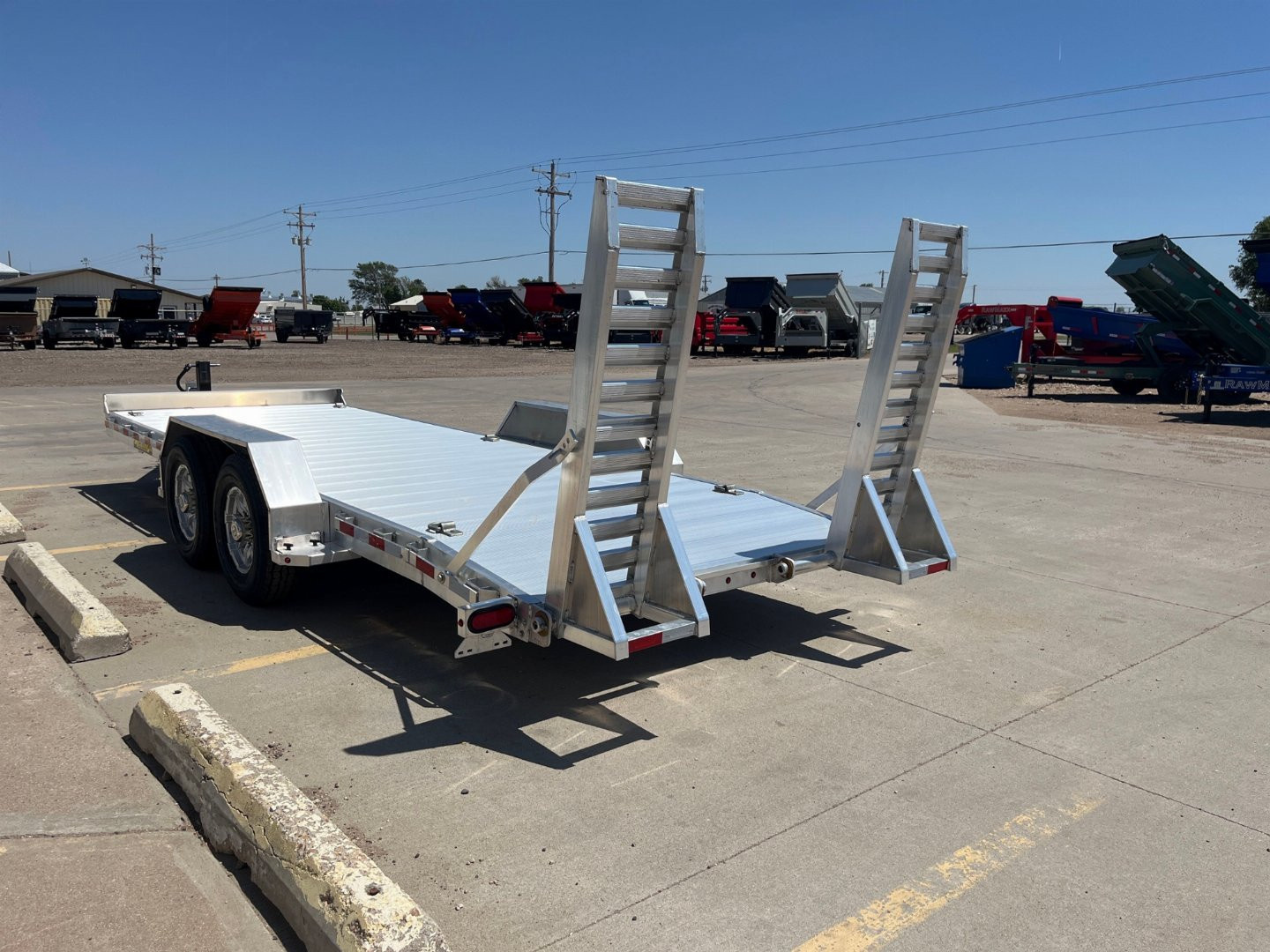 Used 2025 Aluma 8220-14K Like New Car Hauler