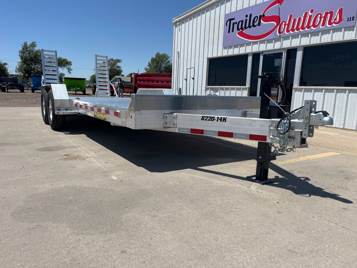 Used 2025 Aluma 8220-14K Like New Car Hauler