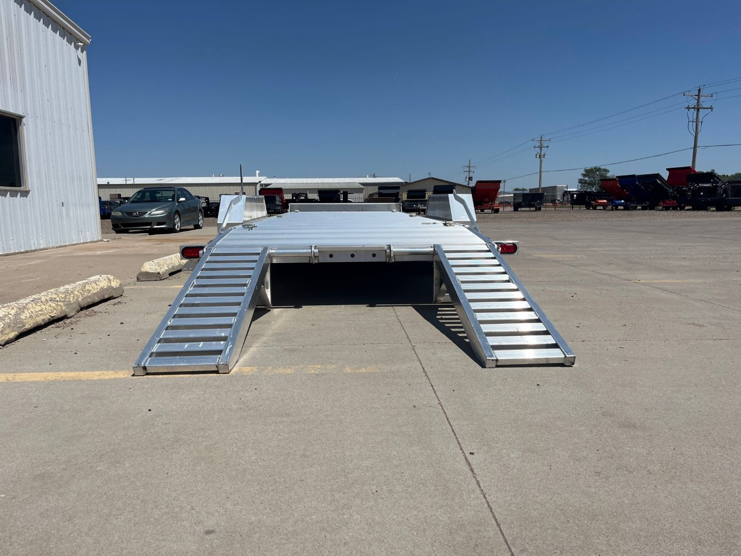 Used 2025 Aluma 8220-14K Like New Car Hauler