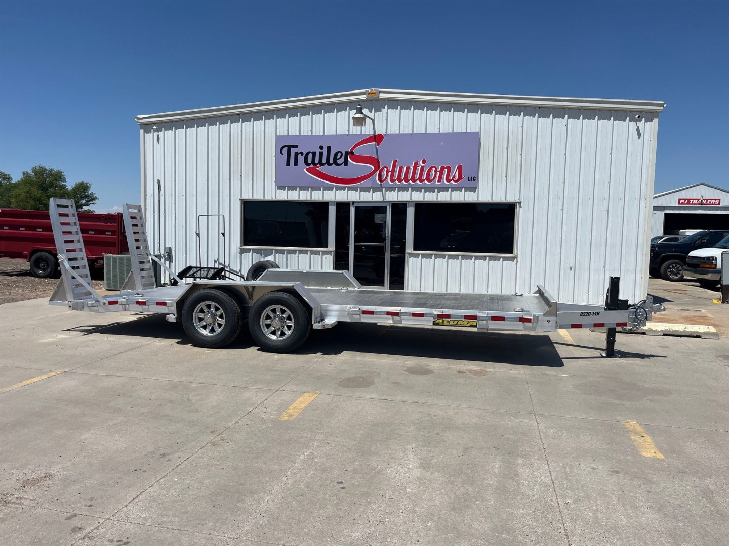 Used 2025 Aluma 8220-14K Like New Car Hauler