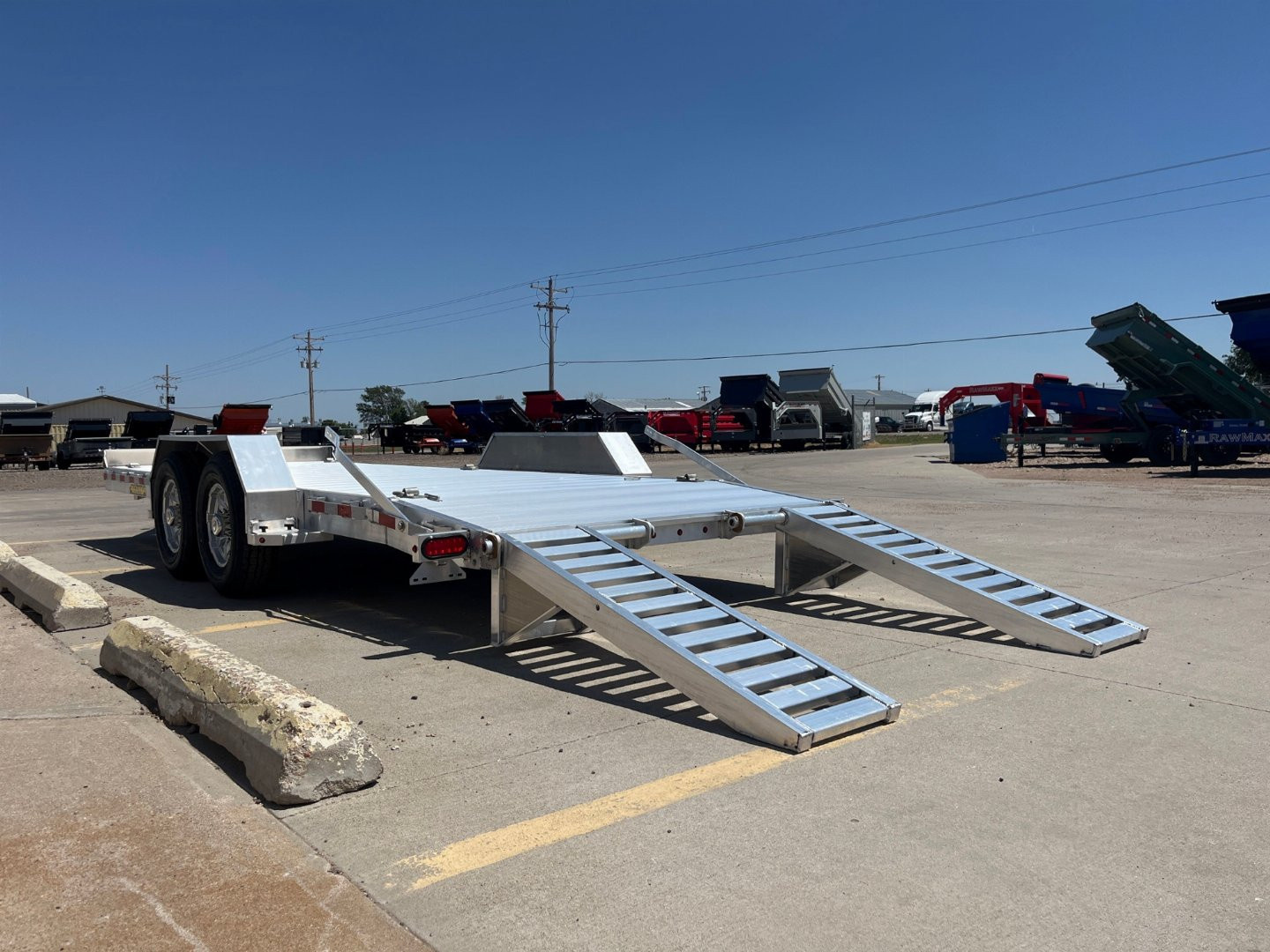 Used 2025 Aluma 8220-14K Like New Car Hauler