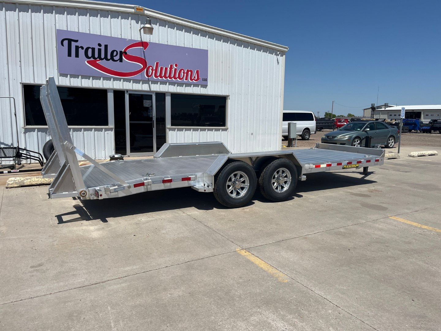 Used 2025 Aluma 8220-14K Like New Car Hauler