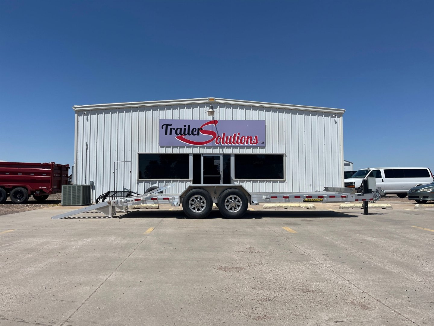 Used 2025 Aluma 8220-14K Like New Car Hauler