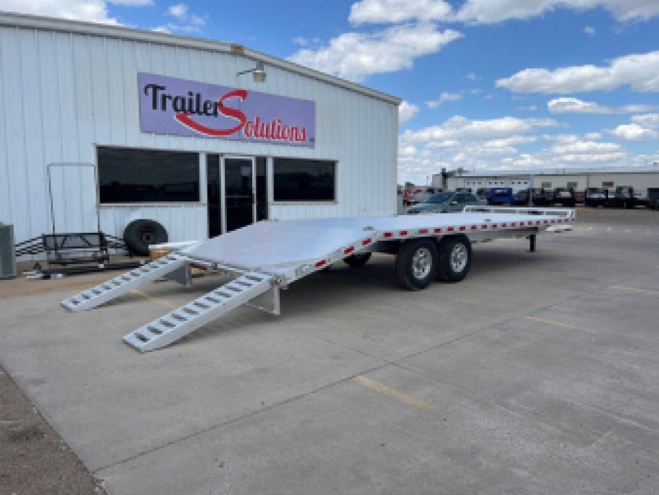 New 2025 Aluma 1024-14K-TA-EL-R-DT-RR-RTD Flatbed Trailer
