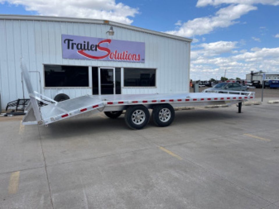New 2025 Aluma 1024-14K-TA-EL-R-DT-RR-RTD Flatbed Trailer