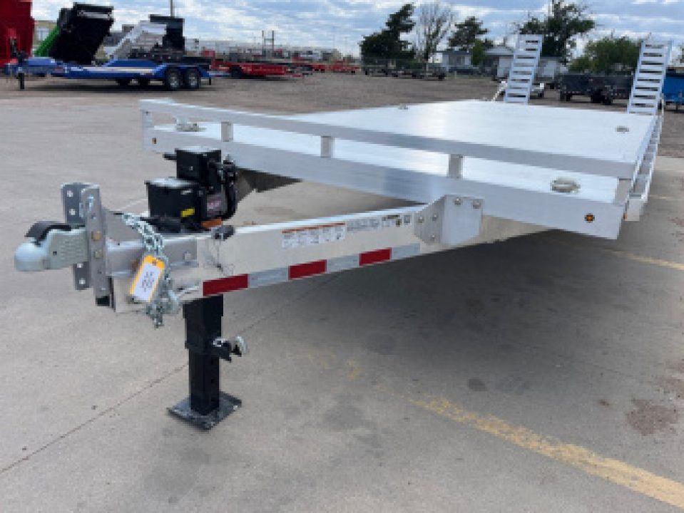 New 2025 Aluma 1024-14K-TA-EL-R-DT-RR-RTD Flatbed Trailer