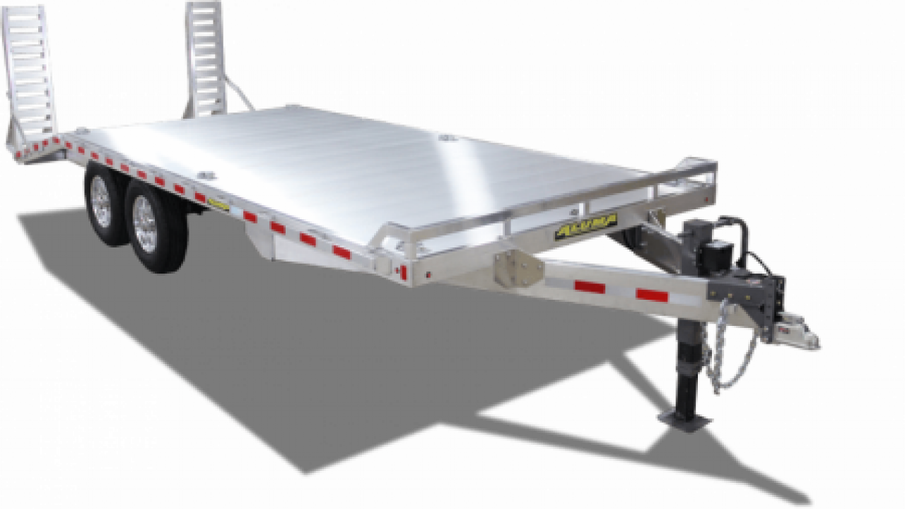New 2025 Aluma 1024-14K-TA-EL-R-DT-RR-RTD Flatbed Trailer