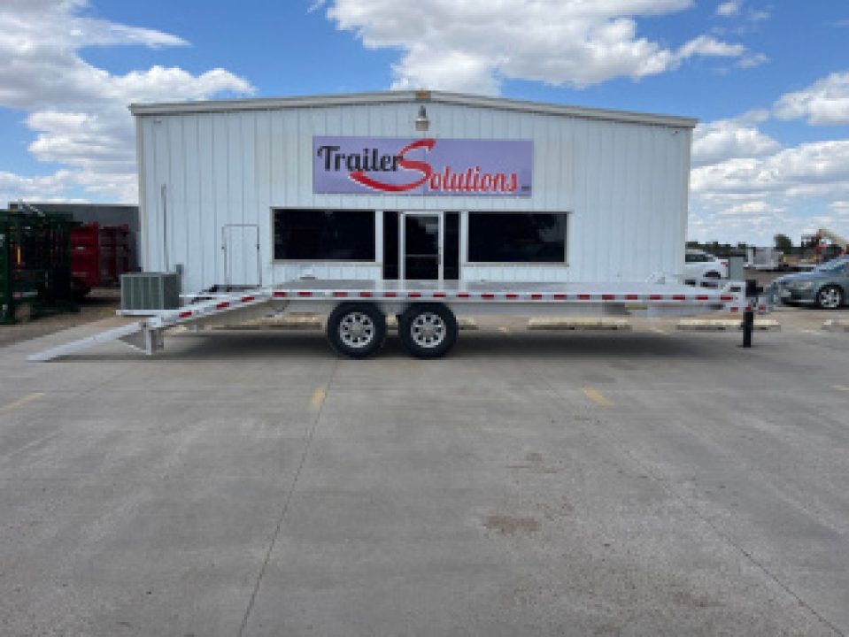 New 2025 Aluma 1024-14K-TA-EL-R-DT-RR-RTD Flatbed Trailer