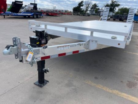 New 2025 Aluma 1024-14K-TA-EL-R-DT-RR-RTD Flatbed Trailer