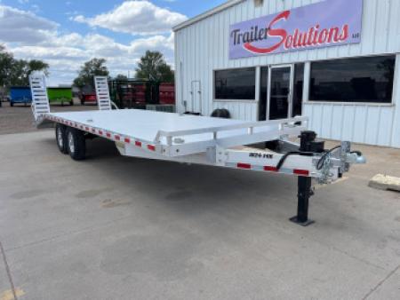 New 2025 Aluma 1024-14K-TA-EL-R-DT-RR-RTD Flatbed Trailer