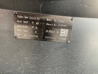 New 2023 Icon Trailers I20 Golf Cart
