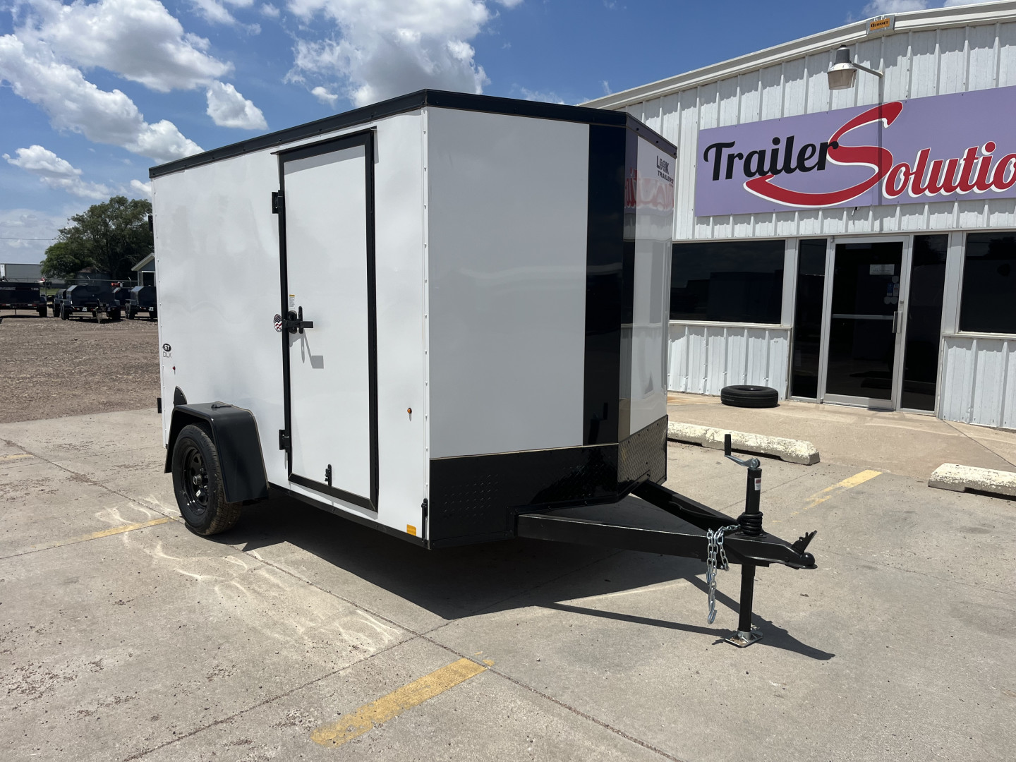 New 2025 LOOK TRAILERS 6' x 10' Single Axle Black-out Cargo / Enclosed Trailer