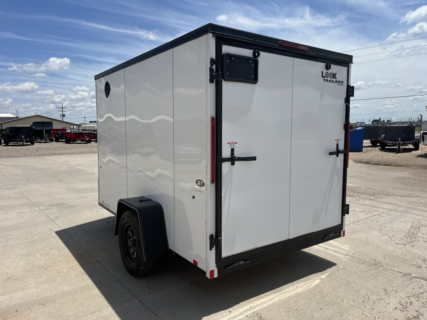 New 2025 LOOK TRAILERS 6' x 10' Single Axle Black-out Cargo / Enclosed Trailer