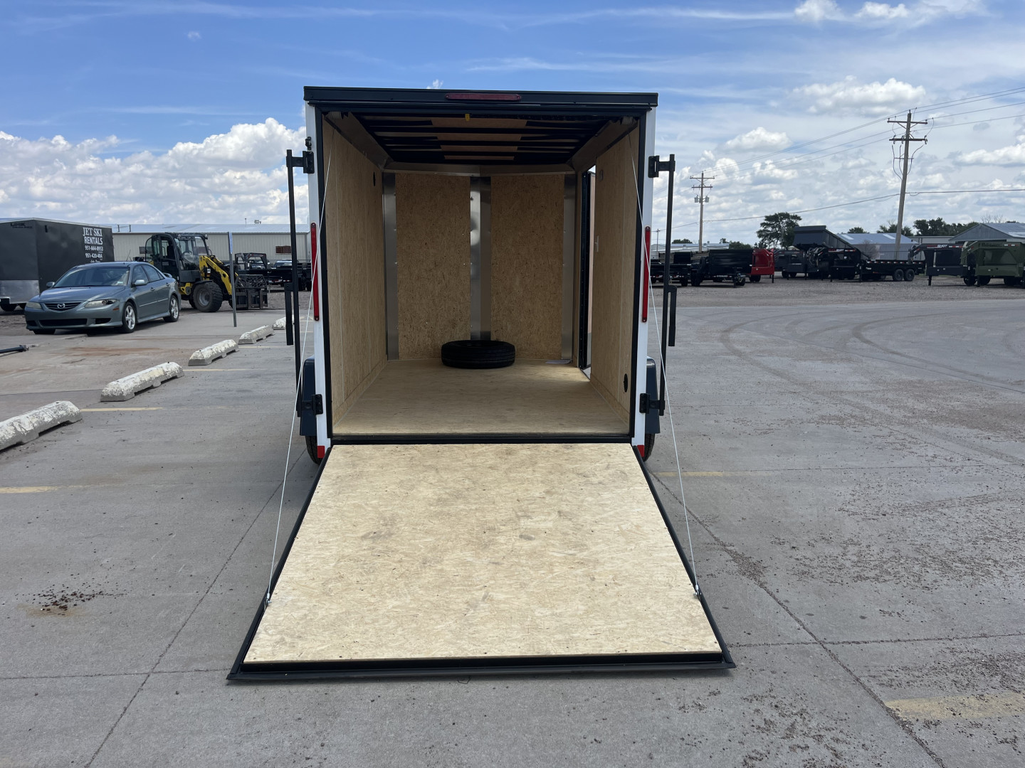 New 2025 LOOK TRAILERS 6' x 10' Single Axle Black-out Cargo / Enclosed Trailer