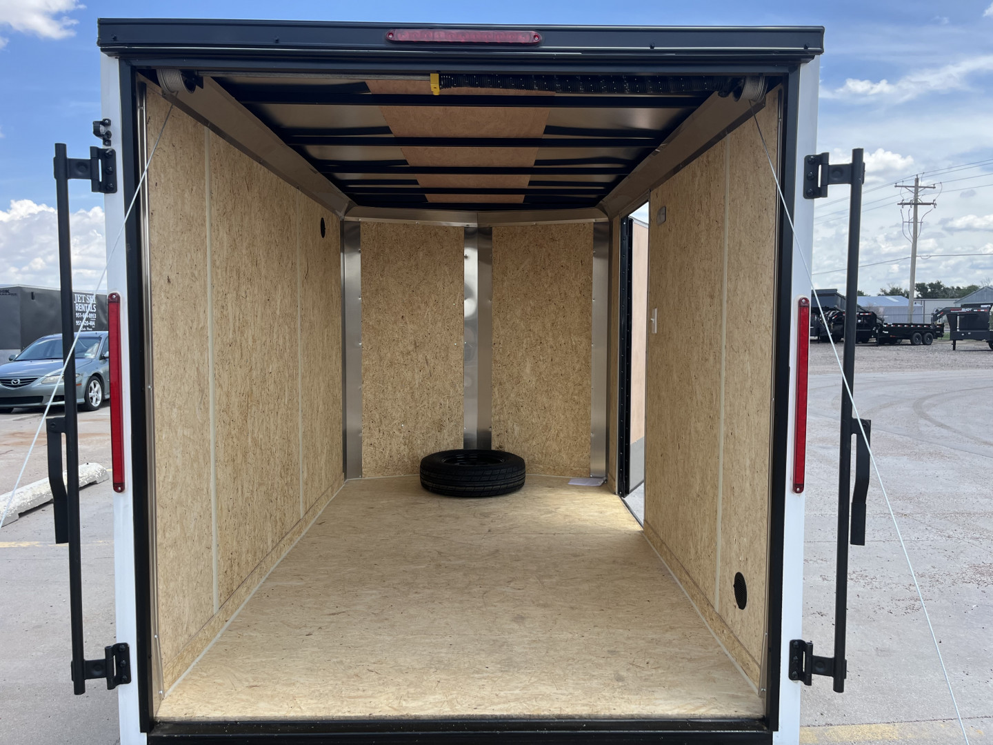 New 2025 LOOK TRAILERS 6' x 10' Single Axle Black-out Cargo / Enclosed Trailer