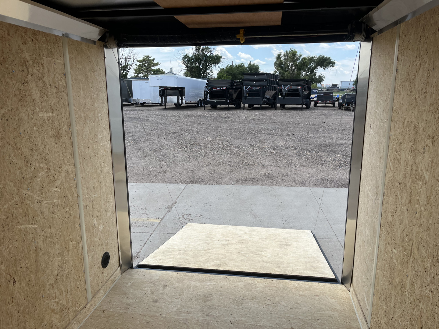 New 2025 LOOK TRAILERS 6' x 10' Single Axle Black-out Cargo / Enclosed Trailer