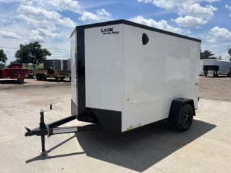 New 2025 LOOK TRAILERS 6' x 10' Single Axle Black-out Cargo / Enclosed Trailer