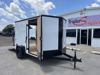 New 2025 LOOK TRAILERS 6' x 10' Single Axle Black-out Cargo / Enclosed Trailer