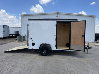 New 2025 LOOK TRAILERS 6' x 10' Single Axle Black-out Cargo / Enclosed Trailer