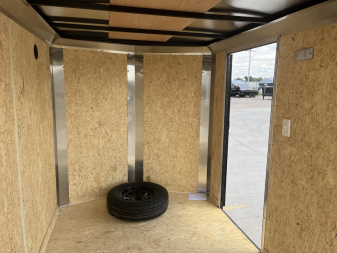 New 2025 LOOK TRAILERS 6' x 10' Single Axle Black-out Cargo / Enclosed Trailer