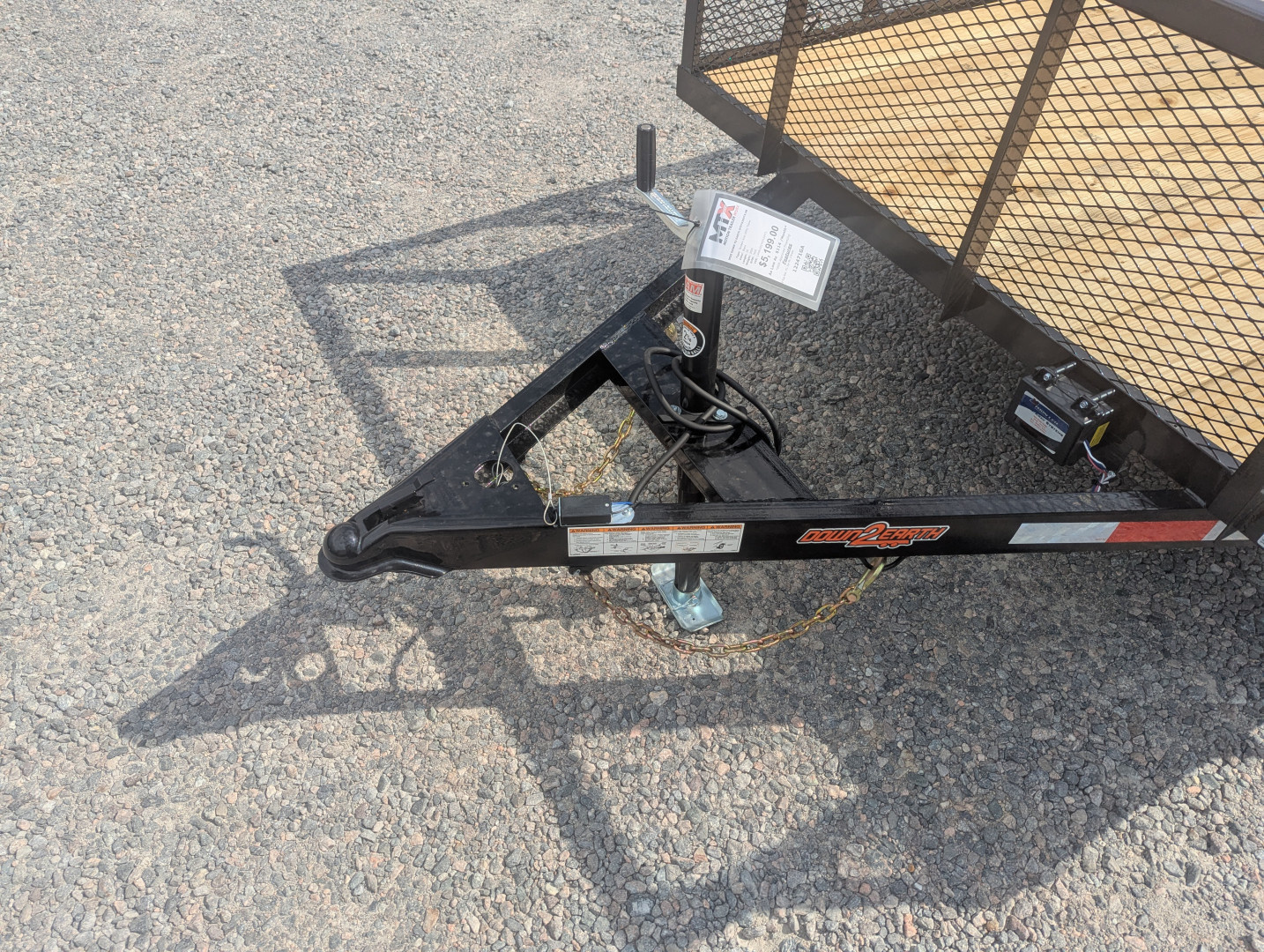 New 2025 Down 2 Earth Trailers 6x20 w/ Gate Utility Trailer