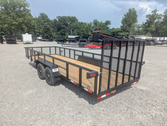 New 2025 Down 2 Earth Trailers 6x20 w/ Gate Utility Trailer
