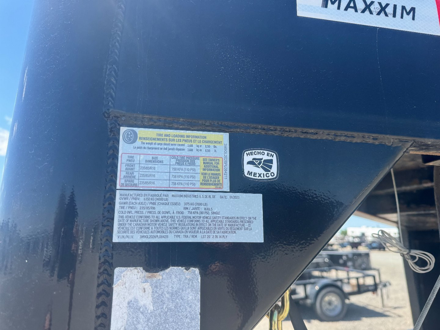 New 2023 Maxxim 20' Stock Trailer