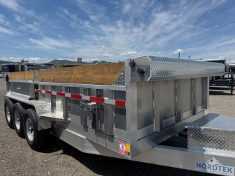 New 2026 Nordtek 16' TRIPLE AXLE Dump Trailer