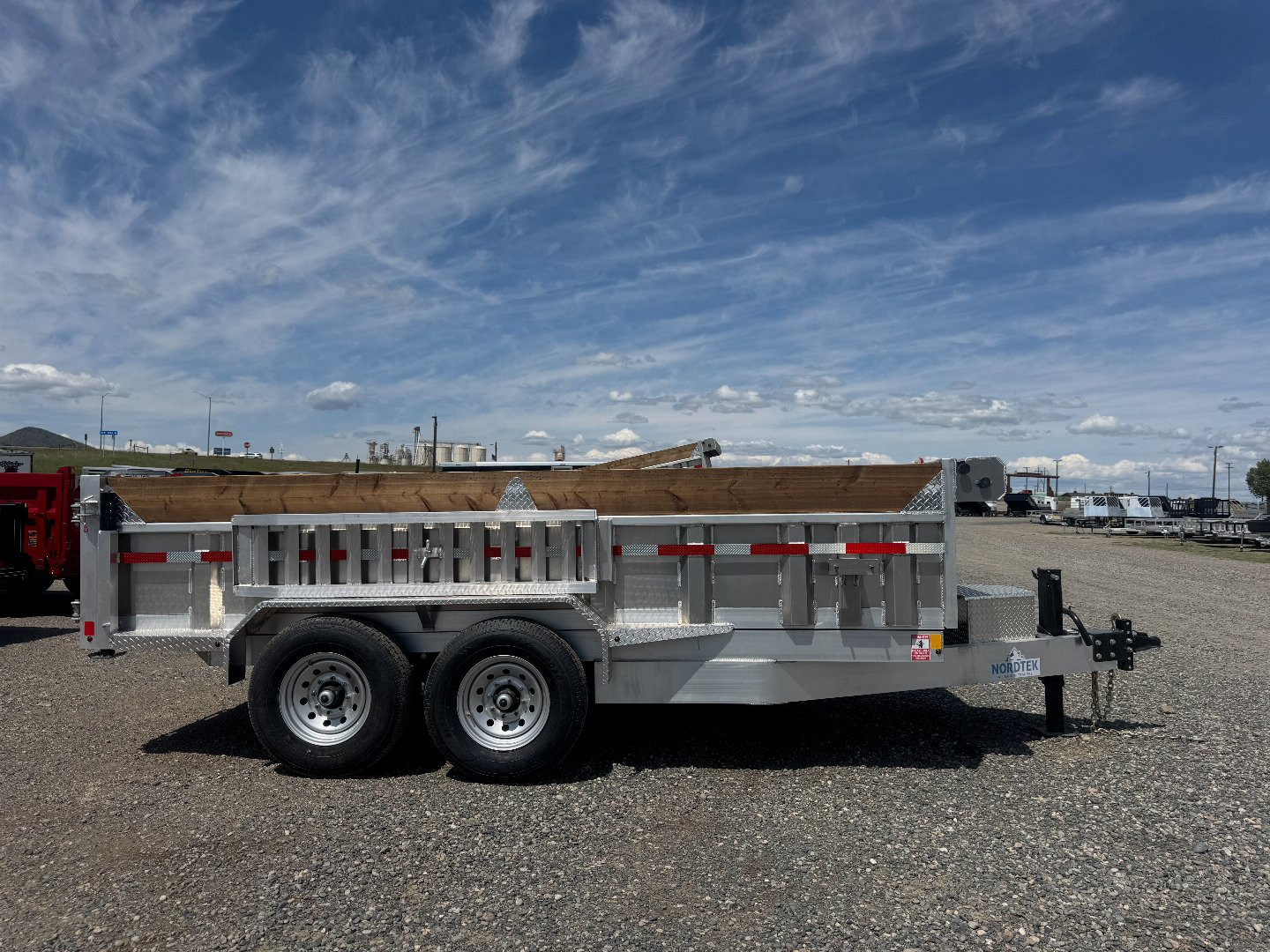 New 2026 Nordtek 14' Dump Trailer