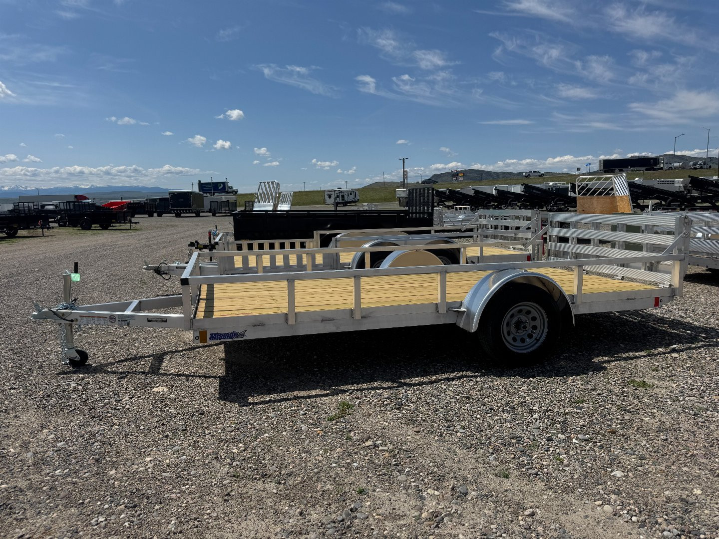 New 2025 MISSION MLS 6.5x16 Utility Trailer