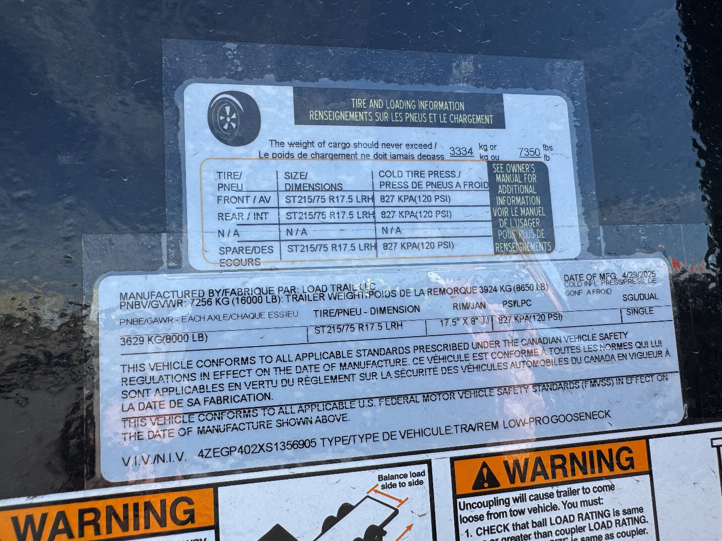 New 2025 Load Trail 40' GP Tandem Low Pro Flatbed GN