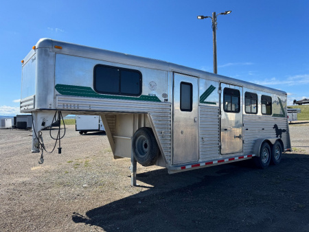 Used 2001 Custom Built 3H CUSTOM Horse Trailer